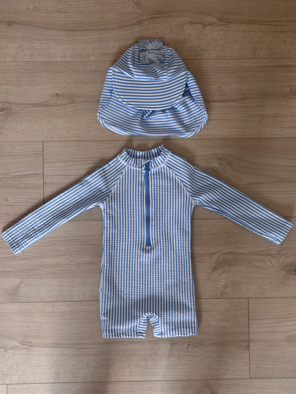 NWT Tommy Bahama swim suit and sun hat in 12 - 18 months!